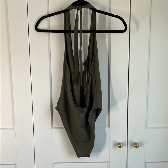 Zara Olive Green Swimsuit | M - Picture 3 of 6